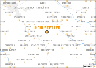 map of Kohlstetten