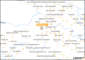map of Kohnāb