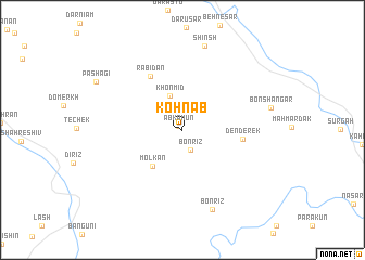 map of Kohnāb