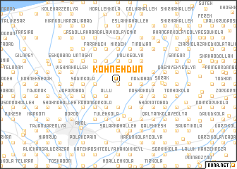 map of Kohneh Dūn