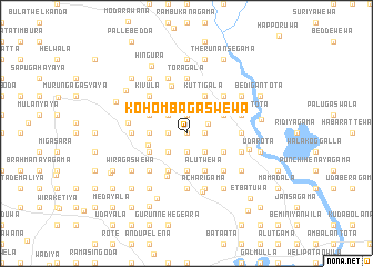 map of Kohombagaswewa