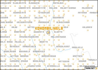 map of Kohombiliwela