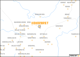 map of Kohor Brết