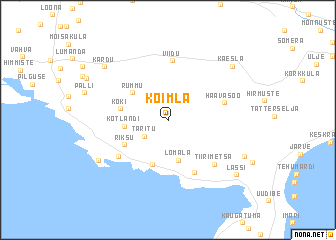 map of Koimla
