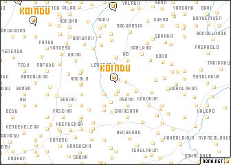 map of Koindu