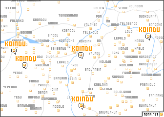 map of Koindu