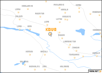 map of Koiva