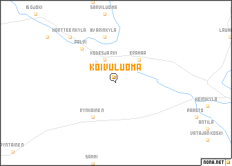 map of Koivuluoma