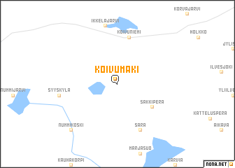 map of Koivumäki