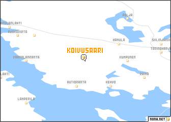 map of Koivusaari