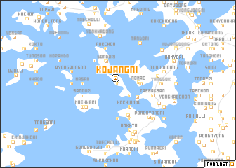 map of Kojang-ni