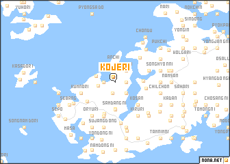 map of Kŏje-ri
