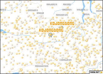 map of Kojŏng-dong