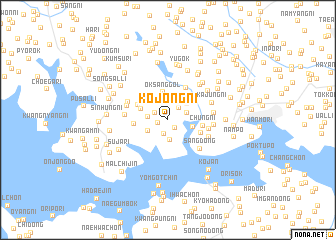 map of Kojŏng-ni