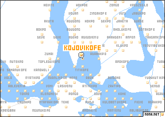 map of Kojovikofe