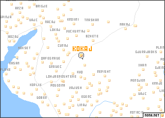 map of Kokaj