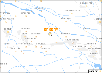 map of Kokany