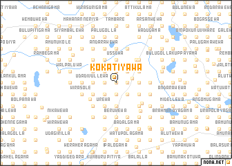 map of Kokatiyawa