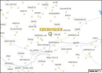 map of Kokaviidika