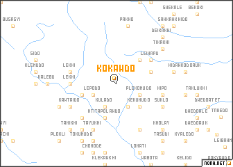 map of Kokawdo