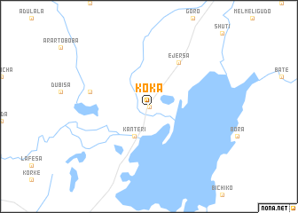 map of Kʼokʼa