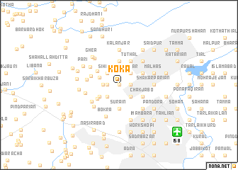 map of Koka