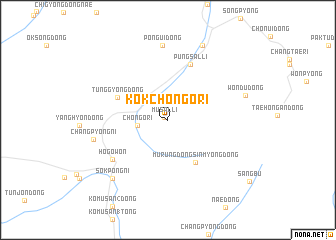 map of Kokchŏn\