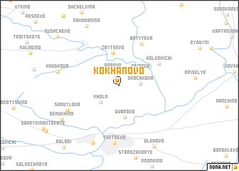 map of Kokhanovo