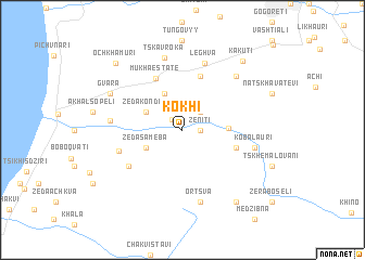 map of Kokhi