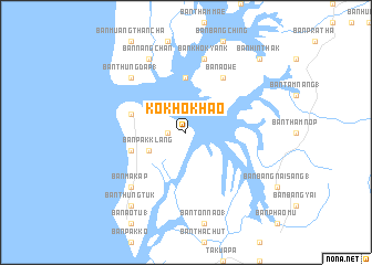 map of Ko Kho Khao