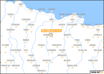 map of Koki-Mobap