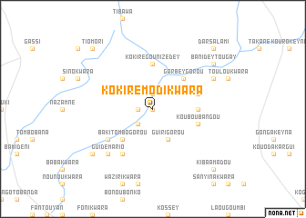 map of Kokiré Modi Kwara