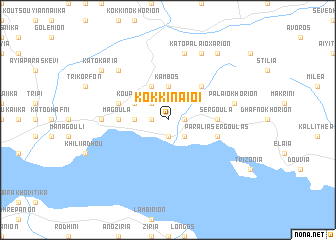 map of Kokkinaíoi