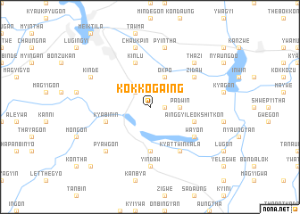 map of Kokkogaing