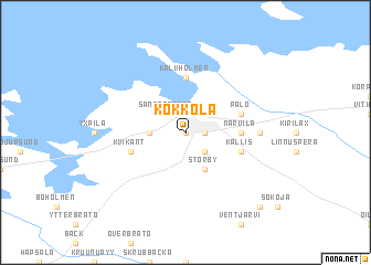 map of Kokkola
