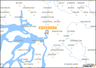 map of Kôkkomaw