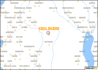 map of Koklokome