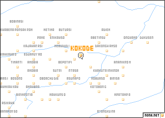 map of Kokode