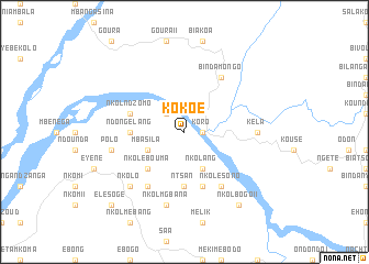 map of Kokoé