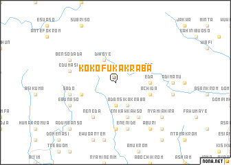 map of Kokofu Kakraba