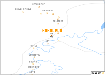 map of Kokolevo