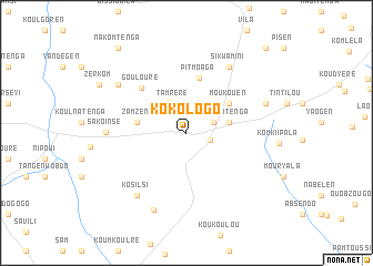 map of Kokologo