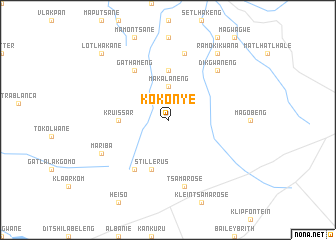 map of Kokonye