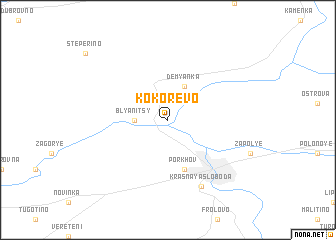 map of Kokorevo