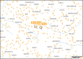 map of Kokori