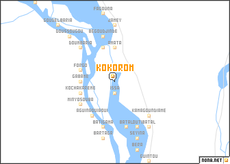 map of Kokorom