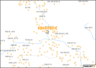 map of Kokorović