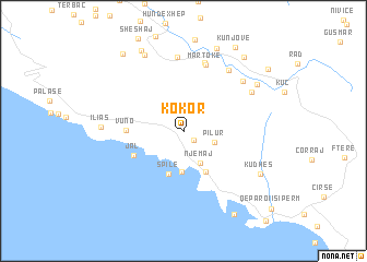 map of Kokor