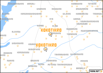 map of Kokotikro