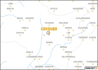 map of Kokouba